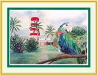 Watercolor print wildlife